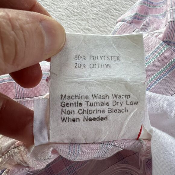 Cuddle Teen Vintage Girls Dress Size 6 Purple Stripes White Collar Union Made - Picture 7 of 7